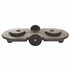 RUBBERMAID COMMERCIAL PROD. 264600BLA BRUTE Tandem Dolly, Two-Container, 300 lb Capacity, 20.25w x 45d x 8h, Black