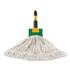 RUBBERMAID COMMERCIAL PROD. D213 WHI Super Stitch Blend Mop Head, Cotton/Synthetic, Large, White, 6/Carton