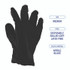 BOARDWALK 396MBXA 396 Series Disposable General-Purpose Nitrile Gloves, Powder-Free, Medium, 4.4 mil Thick, 9.5" Long, Black, 100/Box