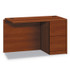 HON COMPANY 10711RCO 10700 Series Full Right Pedestal Return, 48w x 24d x 29.5h, Cognac