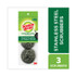 3M/COMMERCIAL TAPE DIV. Scotch-Brite® 214C Metal Scrubbing Pads, 2.25 x 2.75, Silver, 3/Pack, 8 Packs/Carton