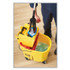 RUBBERMAID COMMERCIAL PROD. FG757888BLUE WaveBrake 2.0 Bucket/Wringer Combos, Down-Press, 35 qt, Plastic, Blue