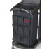 RUBBERMAID COMMERCIAL PROD. 9T9000BLA Fabric 9-Pocket Cart Organizer, 19.75 x 1.5 x 28, Black
