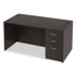 ALERA VA216030ES Alera Valencia Series Straight Front Desk Shell, 59.13" x 29.5" x 29.63", Espresso
