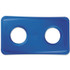 RUBBERMAID COMMERCIAL PROD. 269288BE Lid for Slim Jim Bottle Recycling Container, 20.38w x 11.38d x 2.75h, Blue