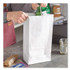 ROSS & WALLACE PAPER PRODUCTS, INC. GW16-500 Grocery Paper Bags, 16# Size, 40# Basis Weight, 7.75" x 4.75" x 16", White, 500/Bundle