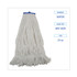 BOARDWALK 824R Mop Head, Lie-Flat Head, Rayon Fiber, 24oz, White, 12/Carton