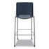HON COMPANY MG5NEREPLAT Motivate Four-Leg Cafe Height Stool, Supports Up to 300 lb, 30" Seat Height, Regatta Seat, Regatta Back, Platinum Base