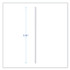 BOARDWALK PPRSTRWWR Individually Wrapped Paper Straws, 7.75 x 0.25, White, 3,200/Carton