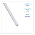 BOARDWALK PPRSTRWWR Individually Wrapped Paper Straws, 7.75 x 0.25, White, 3,200/Carton