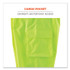 TENACIOUS HOLDINGS, INC. ergodyne® 25016 GloWear 8918BK Class E Hi-Vis Rain Bibs Black Bottom, 2X-Large, Lime