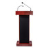 NATIONAL PUBLIC SEATING Oklahoma Sound® 800XMY Orator Lectern, 22 x 17 x 46, Mahogany