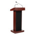 NATIONAL PUBLIC SEATING Oklahoma Sound® 800XMY Orator Lectern, 22 x 17 x 46, Mahogany