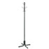 SAFCO PRODUCTS 4163BL Metal Costumer, Four Ball-Tipped Double-Hooks, 21w x 21d x 70h, Black