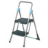 COSCO 11-829GGB Commercial 2-Step Folding Stool, 300 lb Capacity, 20.5 x 24.75 x 39.5, Gray