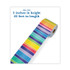 CARSON-DELLOSA EDUCATION 108475 Rolled Borders, Straight Border, Back to School: Rainbow, 2.25" x 65 ft, Multicolor