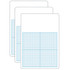 EDUCATORS RESOURCE Flipside FLP11161-3  1/4in Graph Dry-Erase Boards, 11in x 16in, White/Blue, Pack Of 3 Boards