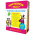 Motivating collection of super-funny storybooks for mastering the mechanics of writing  Everything you need to teach punctuation. Humorous storybooks teach kids everything they need to know about capitalization, exclamation points, question marks, commas, apostrophes, quotation marks, colons, abbreviations and more!  Includes a BIG teaching guide filled with lessons, engaging worksheets and mini-book versions of all 8 storybooks. 8 books include: Henry Goes to Hollywood (capitalization), The Legend of Johnny Comma (comma), The Awesome Apostrophe Show (apostrophes), Little Red Hen Bakes a Cake (periods, exclamation mark, questions mark), The New Mayor of Dogville (quotation marks), The Island of Talking Cows (colons and semicolons), The Amazing Abbreviation Machine (abbreviations) and Super Sentence Girl (sentence structure).