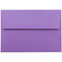 JAM PAPER AND ENVELOPE JAM Paper 15815  Booklet Envelopes, #4 Bar (A1), Gummed Seal, 30% Recycled, Violet Purple, Pack Of 25