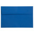 JAM PAPER AND ENVELOPE 563916910 JAM Paper Booklet Invitation Envelopes, A9, Gummed Seal, Presidential Blue, Pack Of 25