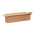 B O X MANAGEMENT, INC. Partners Brand 1844  Long Corrugated Boxes 18in x 4in x 4in, Bundle of 25