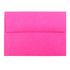 JAM PAPER AND ENVELOPE JAM Paper 15790  Booklet Envelopes, #4 Bar (A1), Gummed Seal, Fuchsia Pink, Pack Of 25