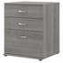 BUSH INDUSTRIES INC. Bush Business Furniture UNS328PG  Universal Floor Storage Cabinet With Drawers, Platinum Gray, Standard Delivery