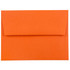 JAM PAPER AND ENVELOPE WDBH602 JAM Paper Booklet Invitation Envelopes, A2, Gummed Seal, 30% Recycled, Orange, Pack Of 25