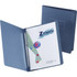UNITED STATIONERS SUPPLY CO. 5730123 TOPS Presslock Letter Report Cover - 8 1/2in x 11in - 500 Sheet Capacity - 2 Prong - Leatherette Paper - Dark Blue - 25 / Box