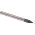 Accupro 14797395 Ball End Mill: 0.012" Dia, 0.018" LOC, 2 Flute, Solid Carbide