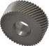 MSC EPR-096 Standard Knurl Wheel: 1/2" Dia, 80 ° Tooth Angle, Diagonal, High Speed Steel