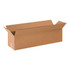 B O X MANAGEMENT, INC. Partners Brand 2486  Long Corrugated Boxes, 24in x 8in x 6in, Kraft, Bundle of 25