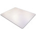 Floortex PF1115225EV Advantagemat&reg; Phthalate Free Vinyl Rectangular Chair Mat for Carpets up to 1/4" - 48" x 60"