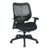 OFFICE STAR PRODUCTS Office Star 86-M33BN2W  REVV Series SpaceFlex High-Back Chair, Raven