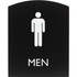 Lorell 02676 Lorell Arched Men's Restroom Sign