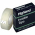 3M Highland 6200341296 Highland Matte-finish Invisible Tape