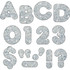 TREND Enterprises Inc. Trend T1613 Trend 4" Sparkle Uppercase Ready Letters Set