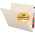 Smead Manufacturing Company Smead 24111 Smead Shelf-Master Straight Tab Cut Letter End Tab File Folder