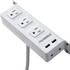 Lorell 33996 Lorell Under Desk AC Power Center with USB Charger