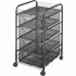 Safco Products Safco 5214BL Safco Onyx Double Mesh Mobile File Cart