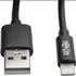 Tripp Lite by Eaton M100004COILB Tripp Lite by Eaton Lightning Connector USB Coiled Cable