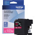 Brother Industries, Ltd Brother LC103M Brother Genuine Innobella LC103M High Yield Magenta Ink Cartridge