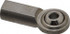 MSC CF 3TX Ball Joint Linkage Spherical Rod End: 10-32" Shank Thread, 0.19" Rod ID, 5/8" Rod OD, 0.406" Shank Dia, 1/2" Shank Length, 930 lb Static Load Capacity