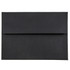 JAM PAPER AND ENVELOPE 68999 JAM Paper Booklet Invitation Envelopes, A6, Gummed Seal, 30% Recycled, Black, Pack Of 25