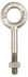 Gibraltar 08208 2 Fixed Lifting Eye Bolt: Without Shoulder, 500 lb Capacity, 1/4-20 Thread, Grade 316 Stainless Steel