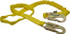 Gemtor D1101L6 Lanyards & Lifelines; Load Capacity: 350lb ; Type: Shock Absorbing Lanyard ; Length (Inch): 72 ; Anchorage End Connection: Locking Snap Hook ; Harness Connection: Locking Snap Hook ; For Arc Flash Work: No