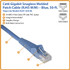 Tripp Lite by Eaton N201-050-BL Eaton Tripp Lite Series Cat6 Gigabit Snagless Molded (UTP) Ethernet Cable (RJ45 M/M), PoE, Blue, 50 ft. (15.24 m)
