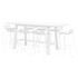 KENTUCKIANA FOAM INC KFI Studios 840031922687  Midtown Bar Height Table & Bar Stool Set, White