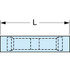 3M 7010397397 Butt Splice Terminal: Fully Insulated Nylon, Crimp-On Connection