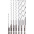 Milwaukee Tool 48-20-8899 Drill Bit Sets; Drill Bit Set Type: Hex Shank Drill Bits ; Tool Material: Bi-Metal; Carbide ; Shank Type: Hex Shank ; Coating/Finish: Silver ; Point Type: Standard; Straight ; Drill Bit Sizes Included (Inch): 1/8, 5/32, 3/16